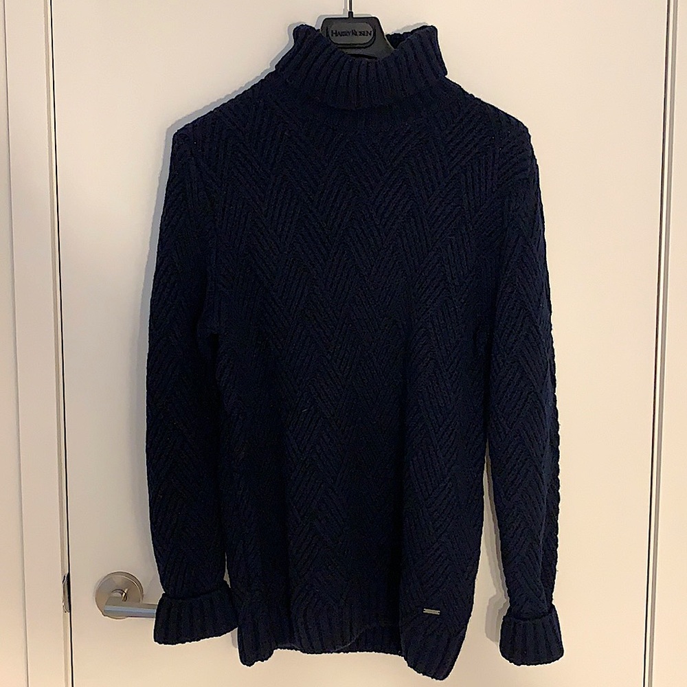 Brand New JOOP! Wool Turtleneck Knit, Navy